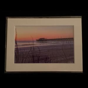 Travis Huffstetler Garden City Beach SC Matted Print Measures 5x7 With Matting